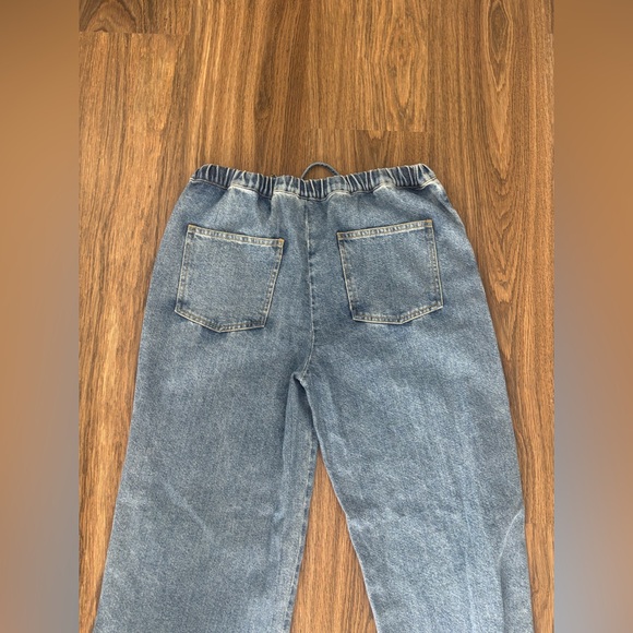 Drawstring denim pants - Picture 5 of 5